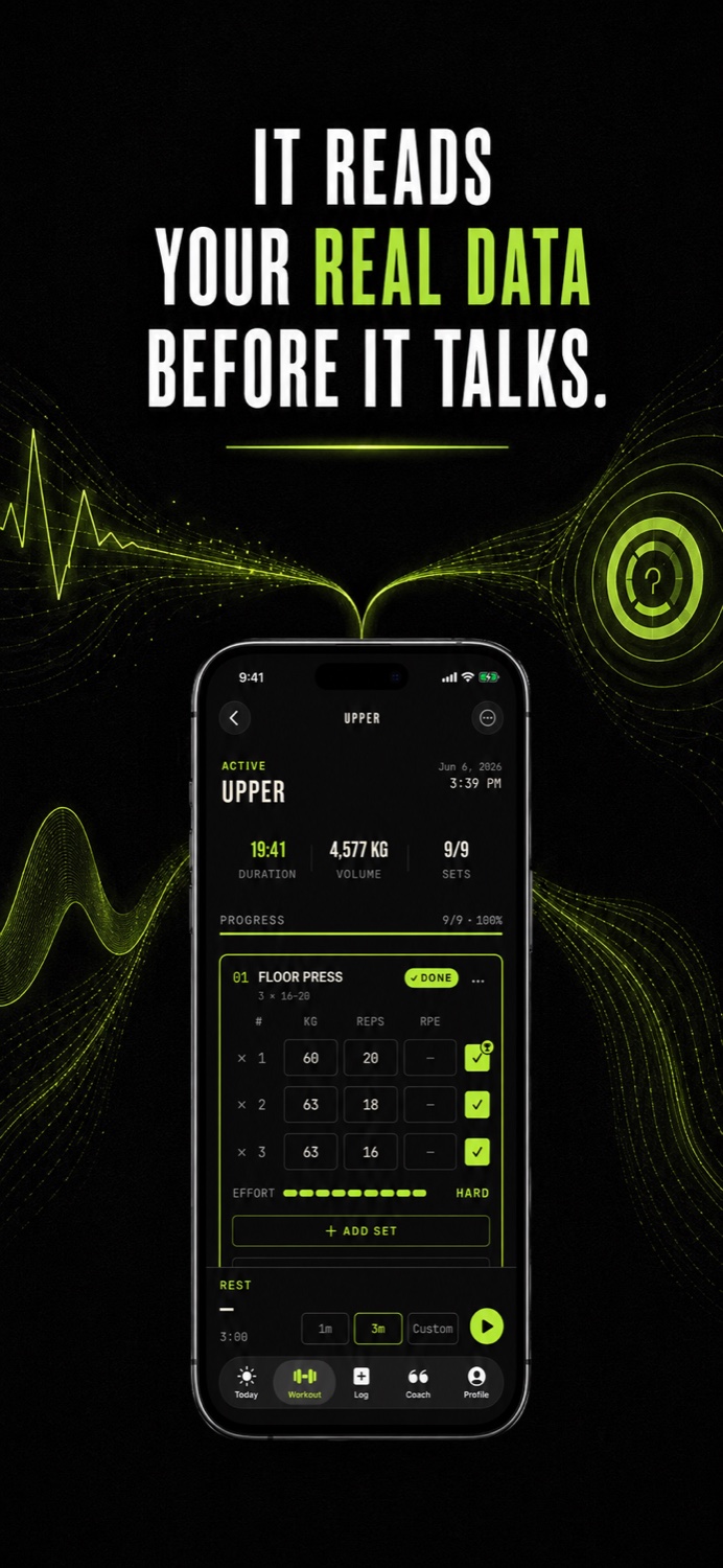 It reads your real data before it talks